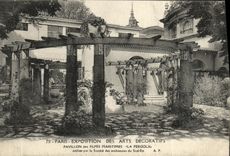 CPA Paris Exposition des Arts Decoratifs Pavillon des Alpes Maritimes La Pergola 