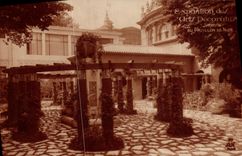 CPA Exposition des Arts Decoratifs Jardin du Pavillon de Nice 