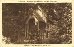 CPA Paris Exposition Internationale des Arts Decoratifs 1925 Oratoire alsacien 