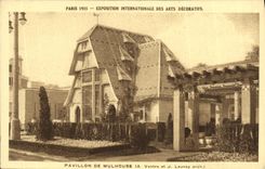 CPA Exposition Internationale des Arts Decoratifs Paris 1925 Pavillon de Mulhouse 