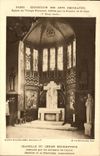 VINTAGE POSTCARD Paris Fair of Decorative Arts 1925 Vault of the Saints of France and Notre Dame of Peace Christ