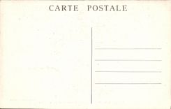 VINTAGE POSTCARD Lyon Basilica of NR D of Fourviere Panel of Jeanne d' Arc