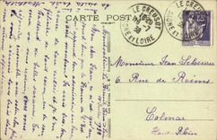 VINTAGE POSTCARD Factories of Creusot Alteliers of rolling Deposit of cylinders