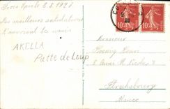 VINTAGE POSTCARD Drei Ahren Eis