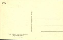 La POSTAL Musee de la VENDIMIA de Unterlinden tiene sitio gótico de Colmar