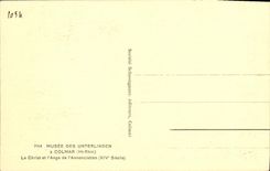 CPA Musee des Unterlinden a Colmar Le Christ et l'ange de l'annonciation 