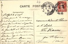 CPA Belfort Le Chateau et le Lion