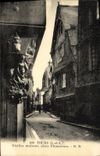 VINTAGE POSTCARD Tours Old houses Places Plumereau