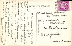 VINTAGE POSTCARD Tours Old houses Places Plumereau
