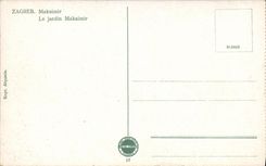 VINTAGE POSTCARD Zagreb Maksimir