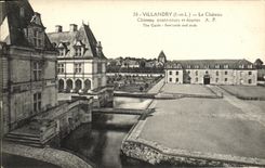 CPA Villandry Le Chateau 