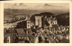 CPA Pau Le Vieux Quartier Du Chateau Et Le Parc National