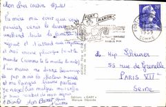 CPM Seul Je M'Ennuie Venez Me Voir Ane Mule