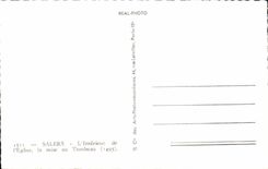 MODERN CARD Salers Interior Of the Church the Setting to the Tomb