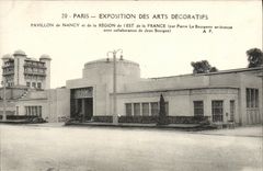 CPA Paris Exposition Des Arts Decoratifs Pavillon De Nancy et de la region de l'Est de la France 