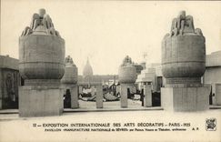 CPA Exposition Internationale Des Arts Decoratifs Paris Pavillon Manufacture Nationale de Sevres