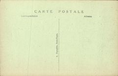 Exposición internacional de la POSTAL de la VENDIMIA de los artes decorativos París la iglesia francesa de la aldea de la aldea