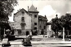 MODERN CARD To smile Of the Alps Of Savoy Aix Les Bains the Place Of the Town hall And the Town hall