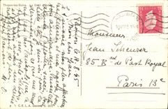 VINTAGE POSTCARD Thonon Les Bains the Tooth of Ocher Cows