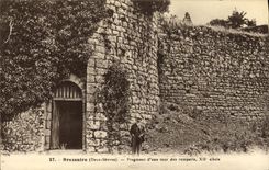 VINTAGE POSTCARD Bressuire Fragment Of a Tower of the remaprts