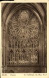 VINTAGE POSTCARD Amiens the Cathedral the northern Rose