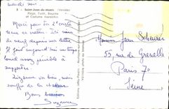 CPM Saint Jean De Monts plage Foret Bourine et costume maraichin
