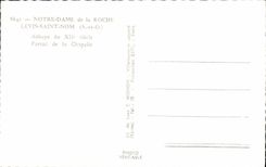 MODERN CARD Notre Dame Of Holy the Levis Rock Name Abbey Of the Gate Of the Vault