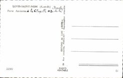 CPM Levis Saint Nom Porte Ancienne