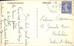 VINTAGE POSTCARD Holy Cloud the Floor