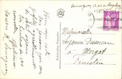 VINTAGE POSTCARD the Park Of Cloud Saint the Large Alley Towards Paris