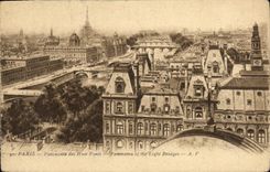 CPA Paris Panorama Des Huit Ponts