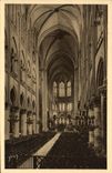 VINTAGE POSTCARD Paris While Strolling Of Notre Dame Interior of Notre Dame
