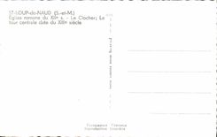 VINTAGE POSTCARD St Wolf De Naud Romance Church the bell-tower the central tower