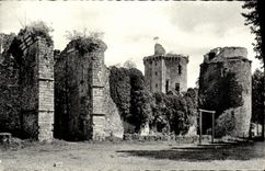 VINTAGE POSTCARD Castle Strong De Blandy Seen Extericure Bridge Levis Turn of the guards the keep