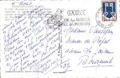 MODERN CARD Moret On Loing Stopping On Loing