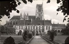 CPM Meaux Le Musee Et la Cathedrale vus du jardin Bossuet
