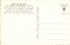 VINTAGE POSTCARD Images Of On our premises Abbey D' Hautecombe the Church Rested by Bemard Saint