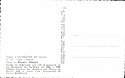 CPM Abbaye D'Hautecombe Marie Christine Statue de Giovanni Albertoni