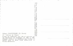 MODERN CARD Abbey D' Interior Hautecombe Of the Church Founded By St Bernard About 1125