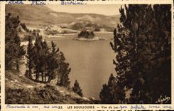 VINTAGE POSTCARD Bouillouses Seen Of the Lake