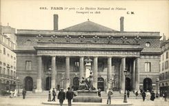 CPA Paris Le Theatre National De l'Odeon