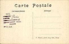 VINTAGE POSTCARD the Garden Seen External Of the Paris Vault