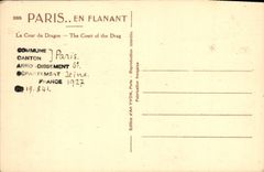 CPA Paris En Flanant La Cour du Dragon