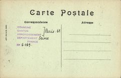 VINTAGE POSTCARD Paris the Medical college