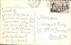 CPM Paris Eglise Saint Germain Des Pres