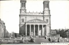 CPA Paris Eglise St Vincent De Paul