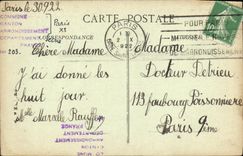 CPA Paris Gare Du Nord Et Boulevard Denain