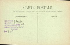 VINTAGE POSTCARD Paris Holy Porle Denis