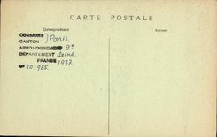 VINTAGE POSTCARD Paris the Sky Boulevard Of Clichy Theater