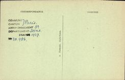 VINTAGE POSTCARD Paris the Hell Boulevard Of Clichy Theater